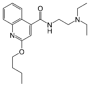 CHEMICAL STRUCTURE CINCHOCAINE HYDROCHLORIDE