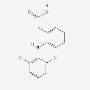 CHEMICAL STRUCTURE DICLOFENAC GEL