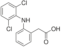 CHEMICAL STRUCTURE DICLOFENAC SODIUM