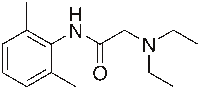 CHEMICAL STRUCTURE LIDOCAINE CREAM